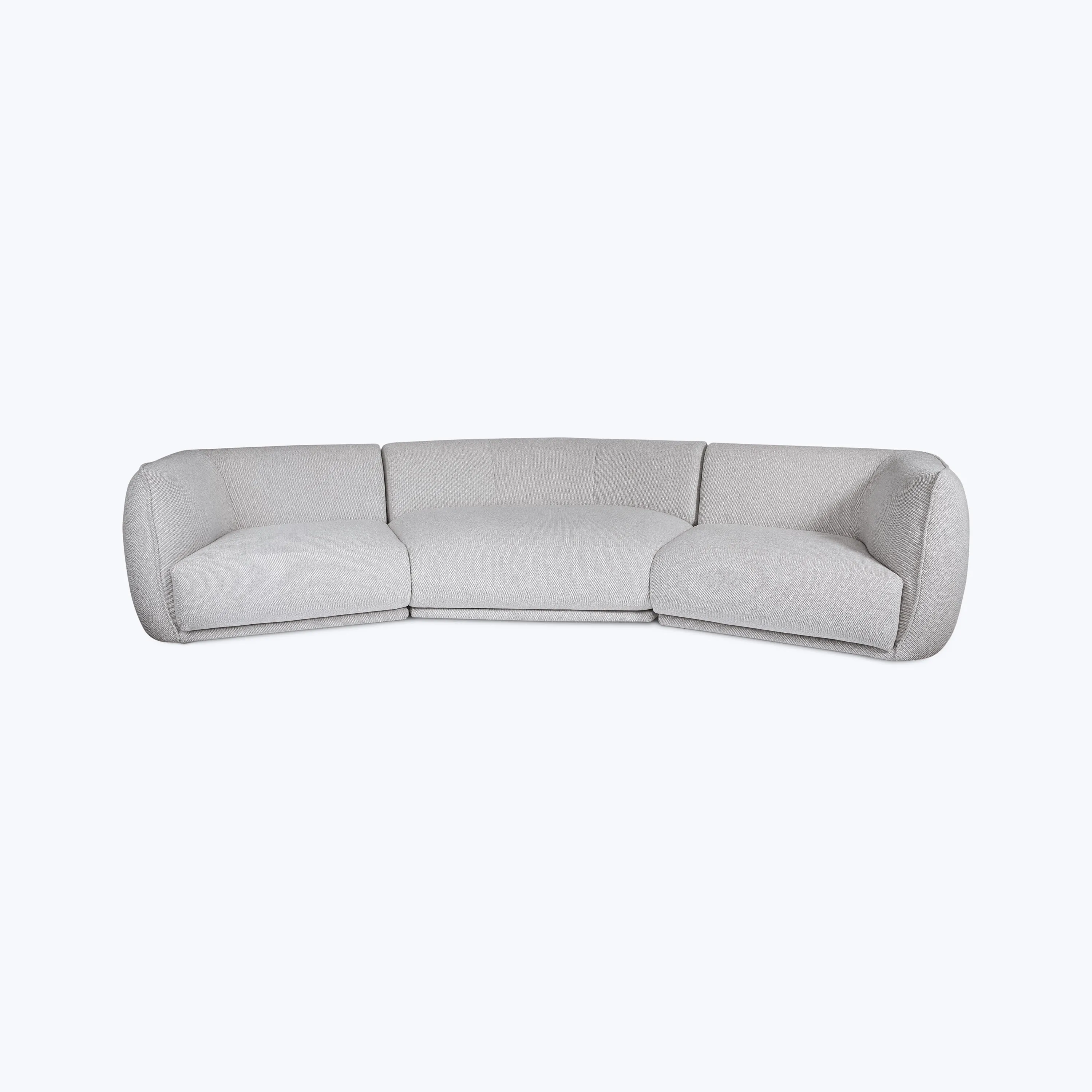 Vela Piping 3 Piece Sofa