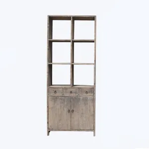 Vintage Open Bookshelf