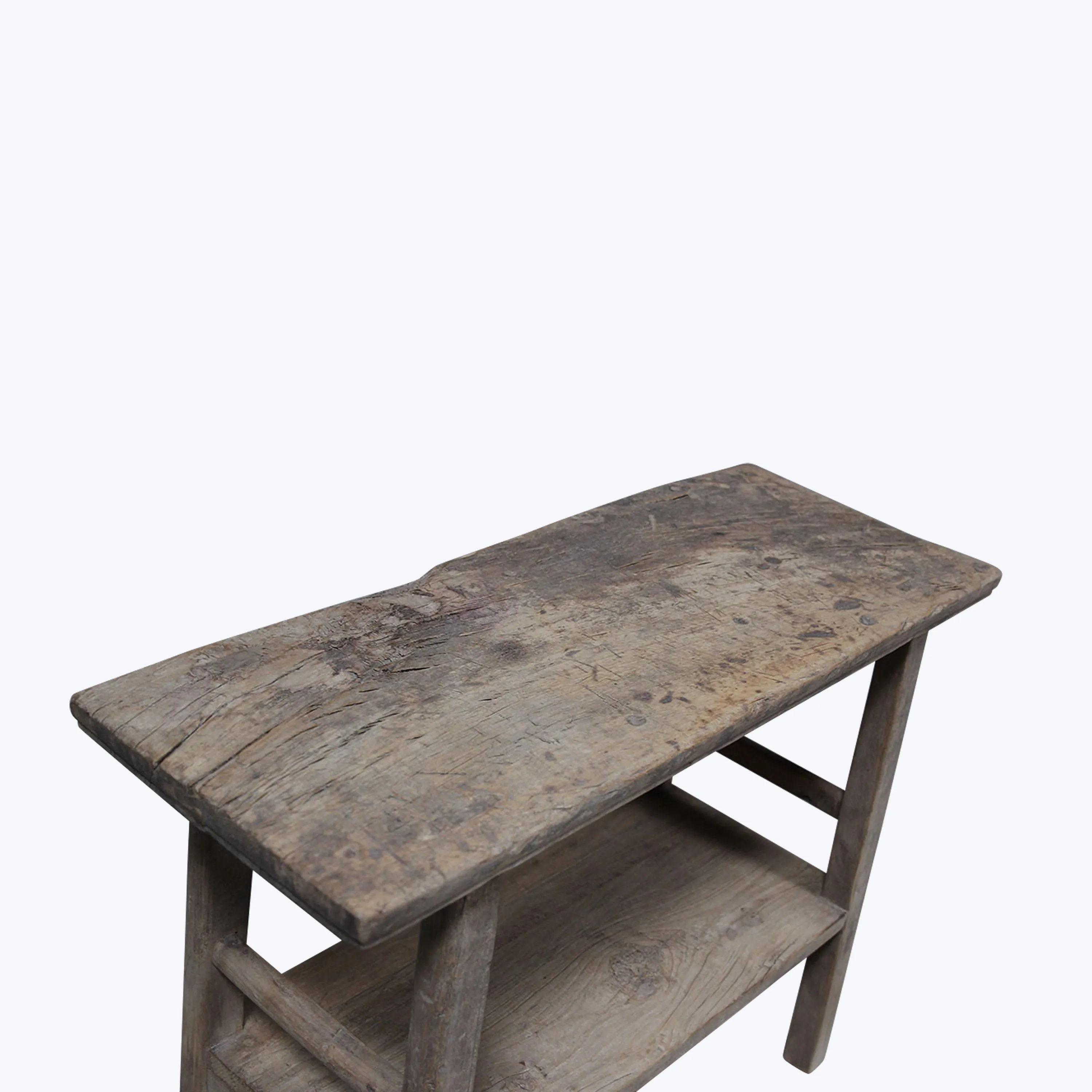 Vintage Short Elm Console