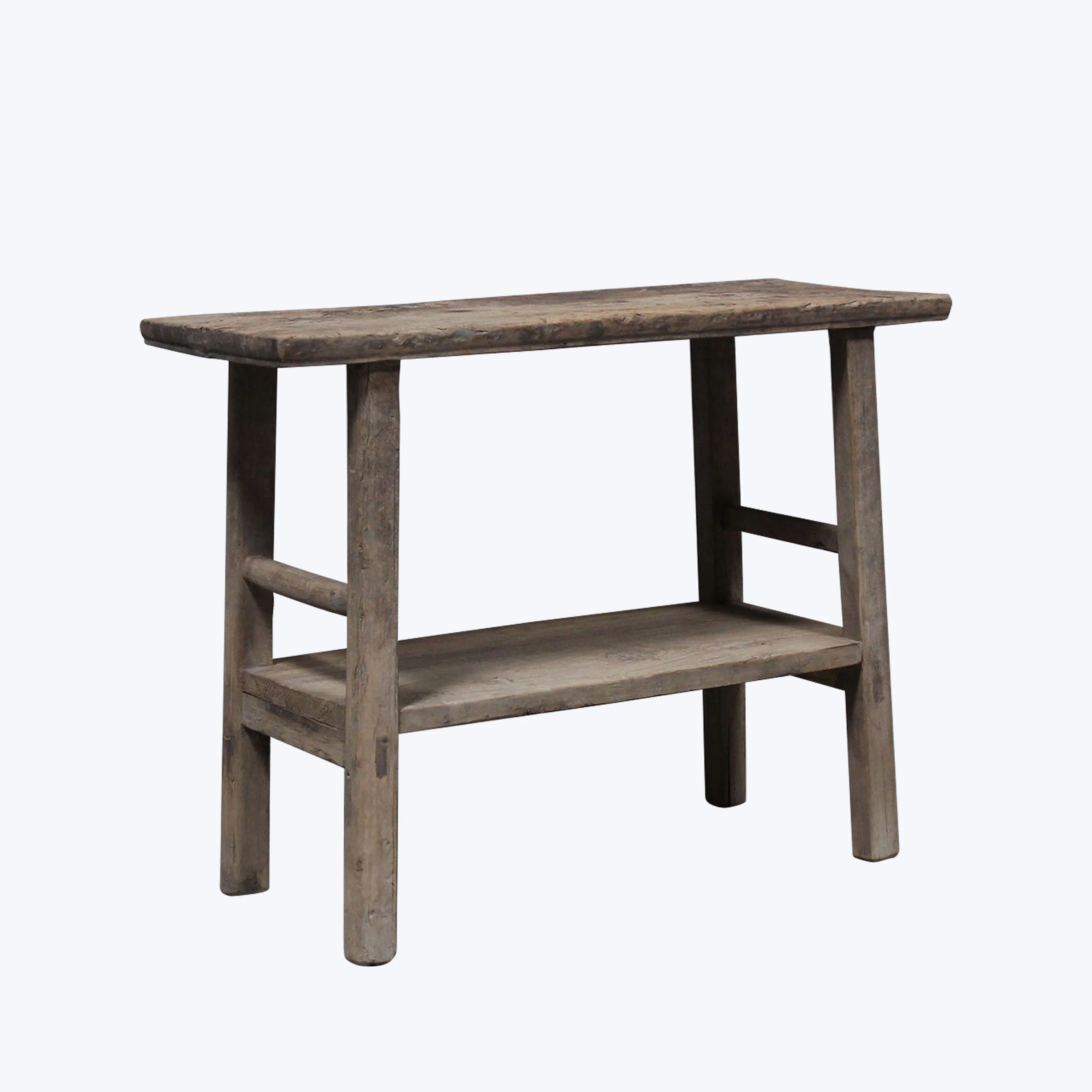 Vintage Short Elm Console
