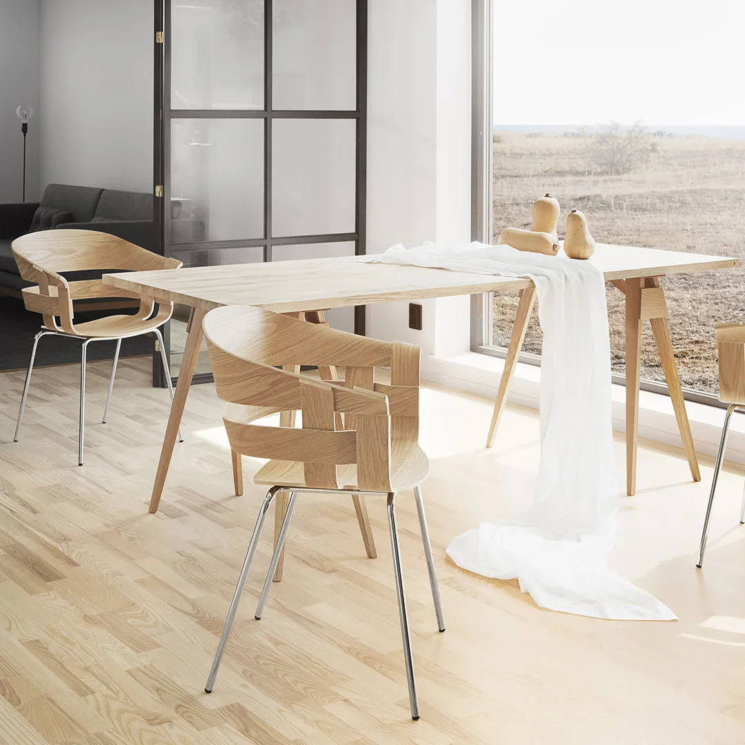 Wick Chair - Steel Tube Legs
